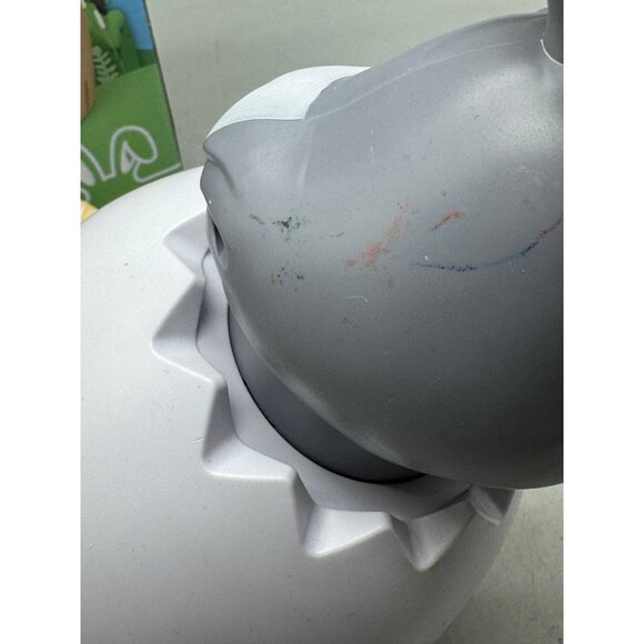 DIY gray Rabbit Egg Spinner With Colorful 4 Eggs Plastic used fun READ - Picture 8 of 9